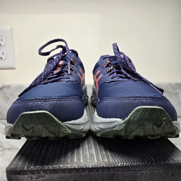 ASICS GEL-Venture 9 Womens Size 9 Trail Running Shoes, Indigo & Papaya, Athletic - Picture 8 of 13